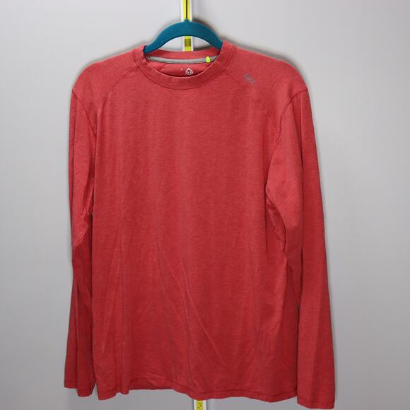 Tasc Performance Bamboo Long Sleeve Shirt Red Size M - Picture 1 of 4